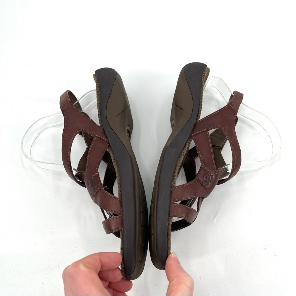 MERRELL Agave Brown Sandals Leather Strappy 11 Women Outdoor Hiking Open Toe - Picture 3 of 10
